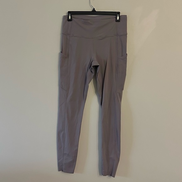 Lululemon Fast Free 28” Non-reflective Brushed Nulux Leggings Violet Verbena 10 - Picture 1 of 6
